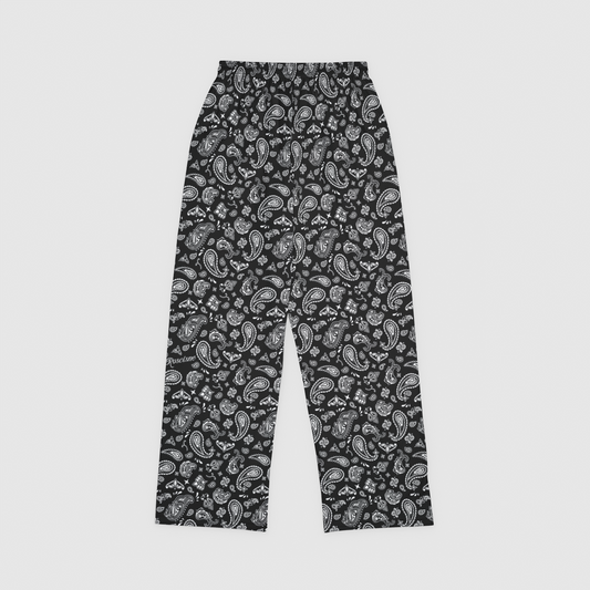 paisley print pajama pants