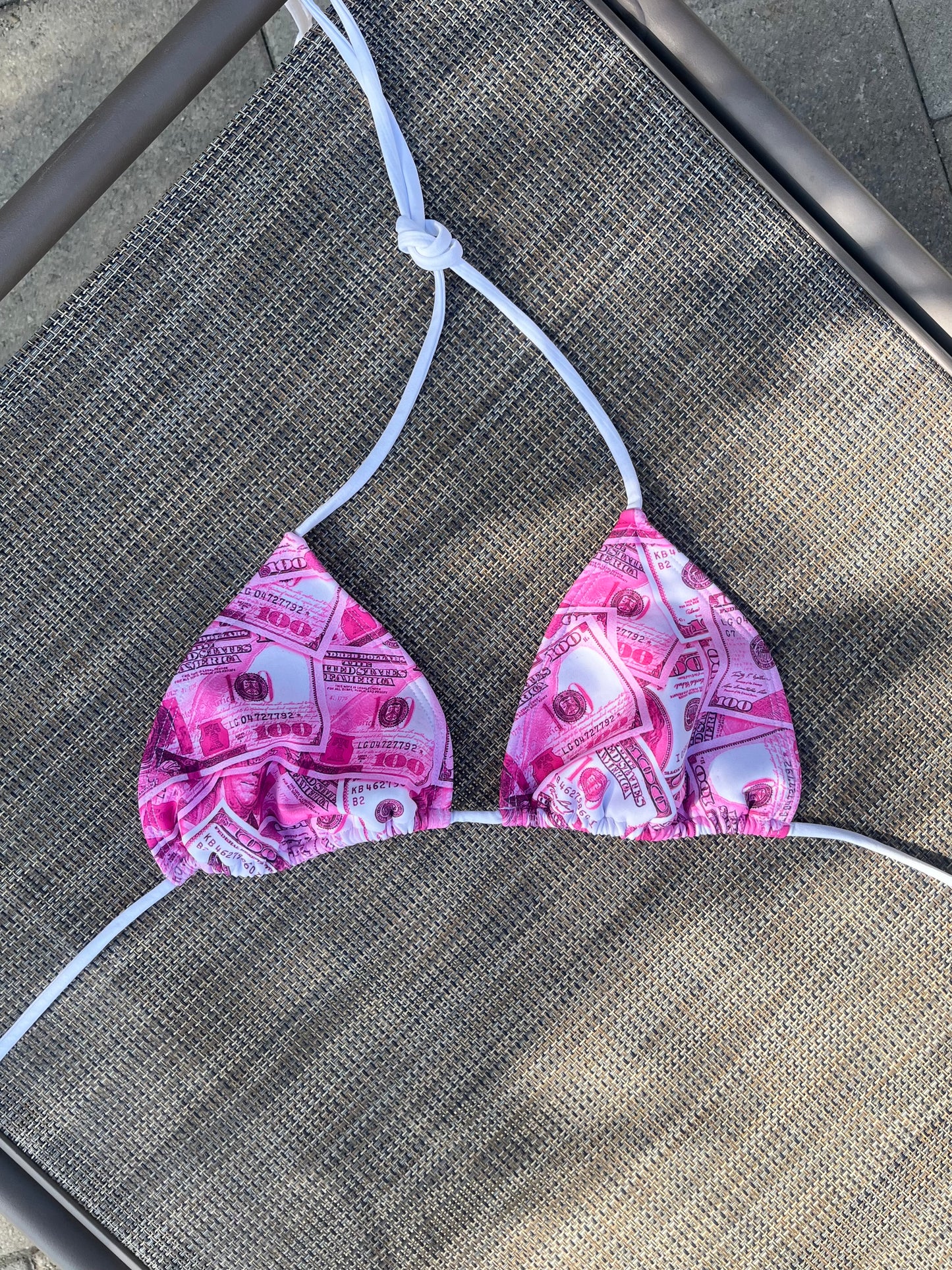 pink bills bikini top