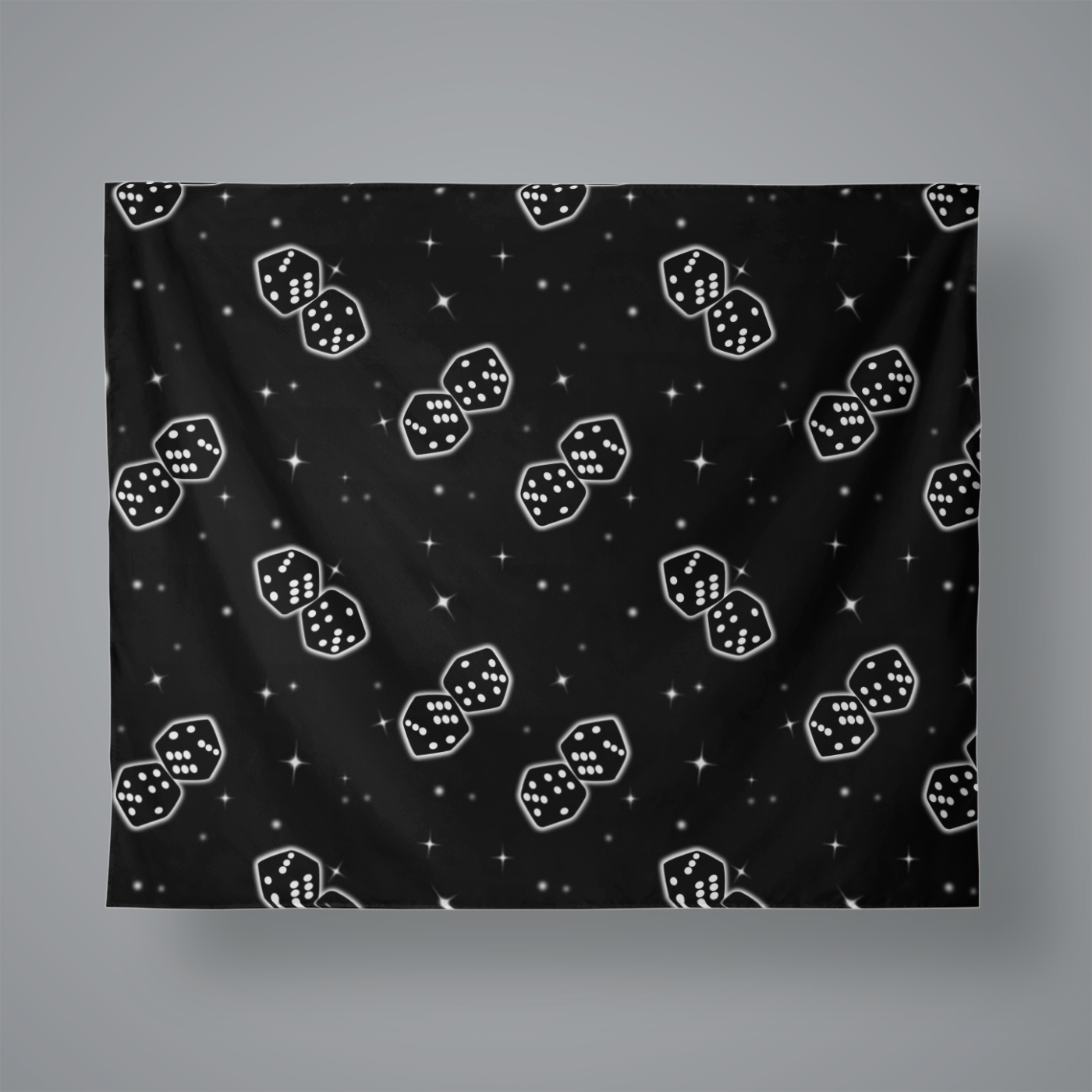 dice baby airbrush backdrop tapestry